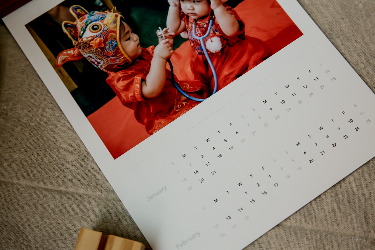 【印簿玩】年曆掛曆照片印刷 1 22 1